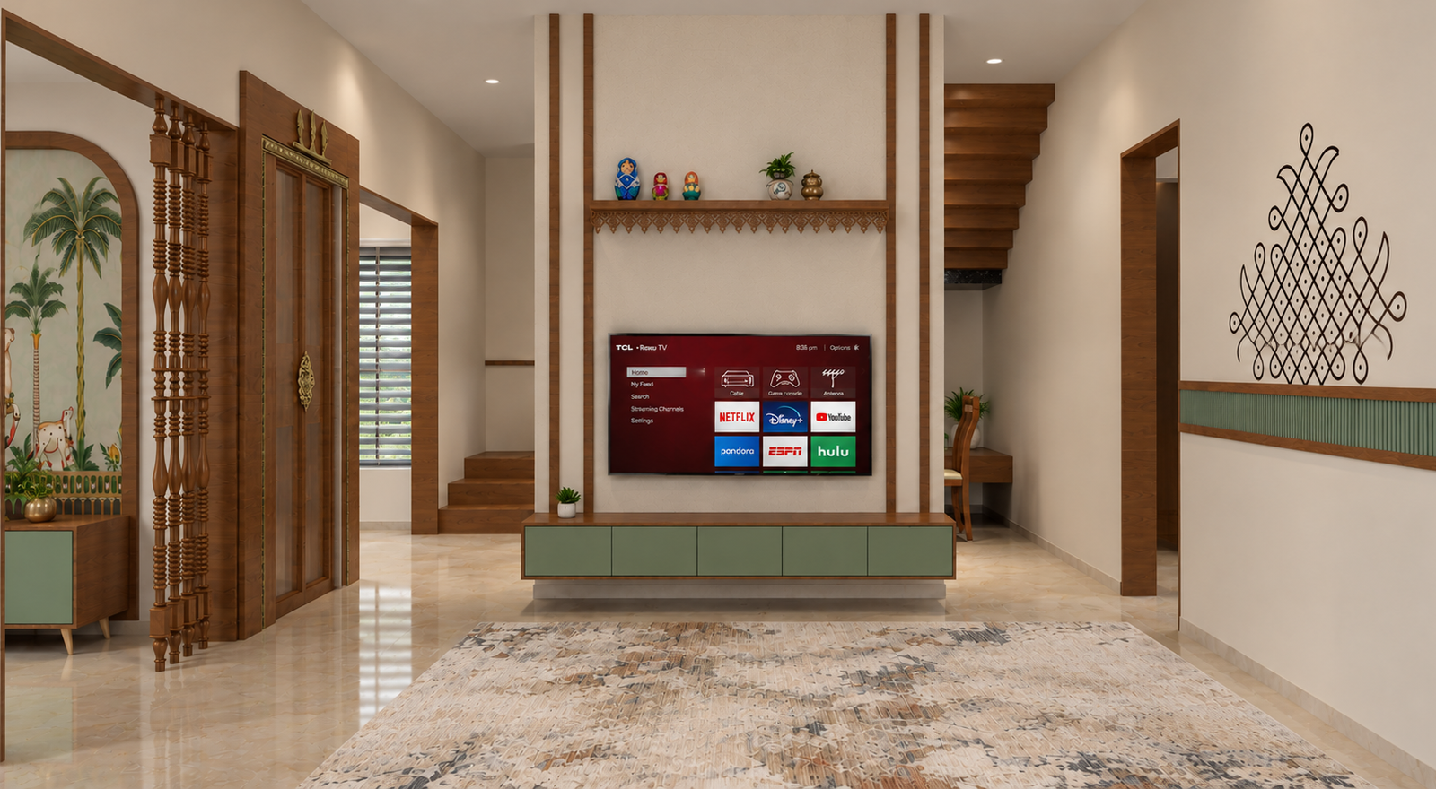 2BHK Interior Completed in Davanagere